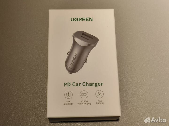 Автомобильное зу Ugreen CD130(40858) 30W