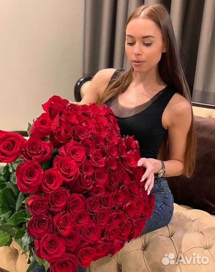 Высокие розы Букеты с доставкой