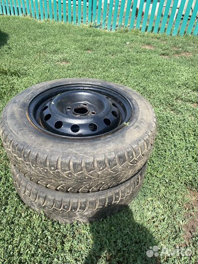 Колеса r 14 зимние с камерой