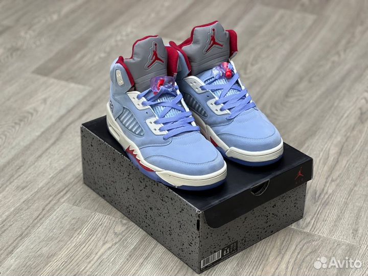 Кроссовки Air Jordan 5 Ice Blue (41-45)