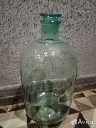 Бутыль стеклянная