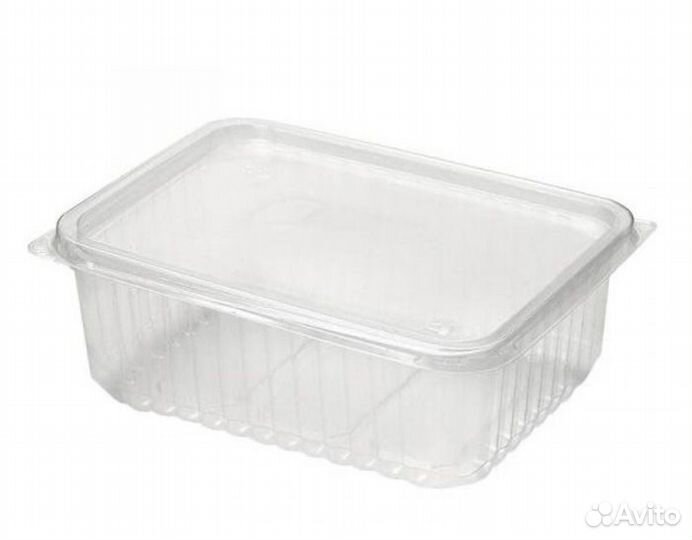 Контейнеры пластиковые 179*132 750мл с крышкой