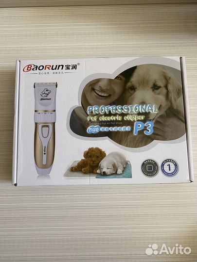 Машинка для стрижки животных baorun P3 (триммер)