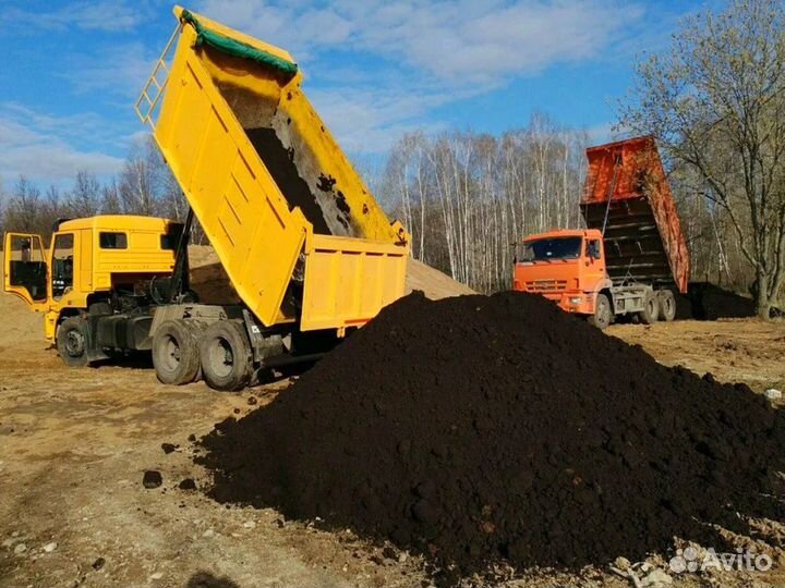 Торф Чернозём Земля плодородная Грунт