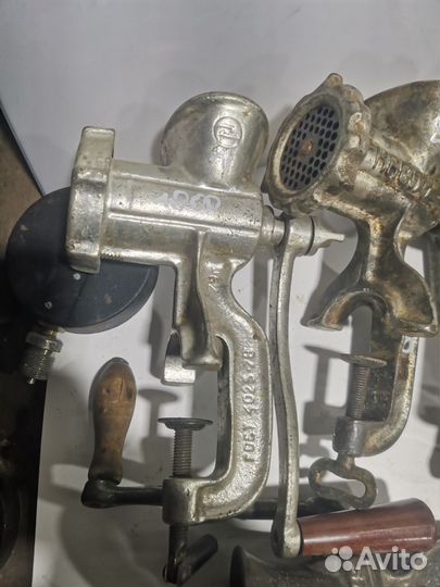 Мясорубка ручная СССР чугунная