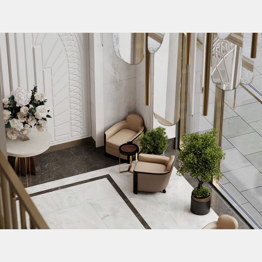 3-к. квартира, 98,9 м², 50/75 эт.