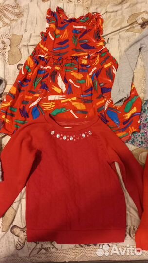 Вещи пакетом на девочку 104 110