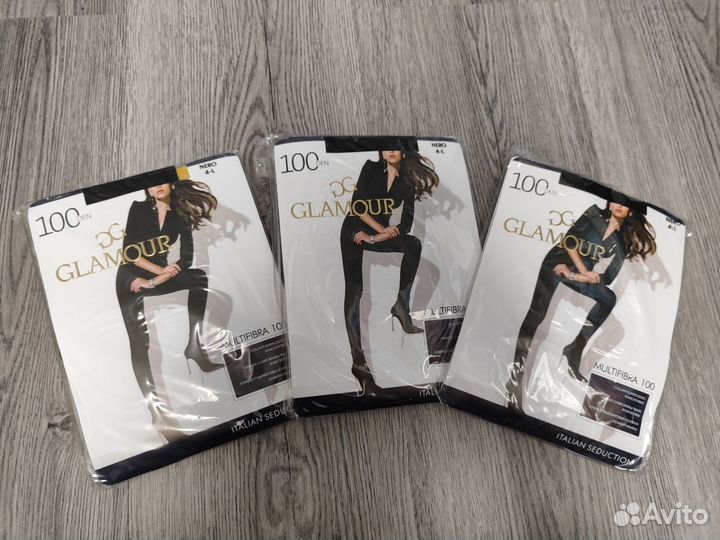 Новые Колготки Clamour 100ден размер 4 чёрные