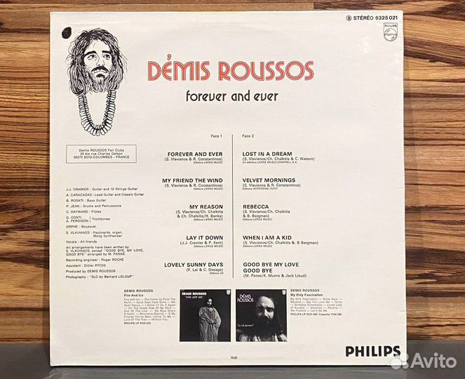 Demis Roussos – Forever And Ever (винил, LP), 1974