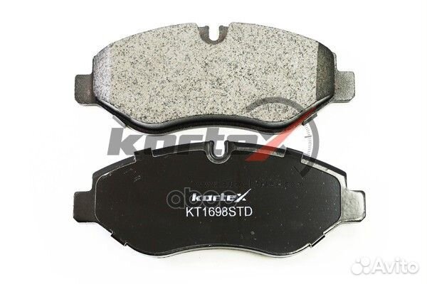 Колодки тормозные дисковые перед KT1698STD kortex