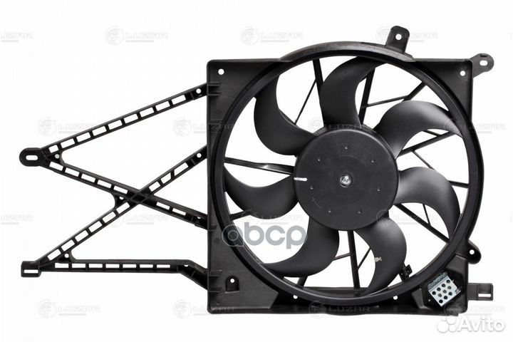 Вентилятор радиатора (с кожухом) opel astra H/Z