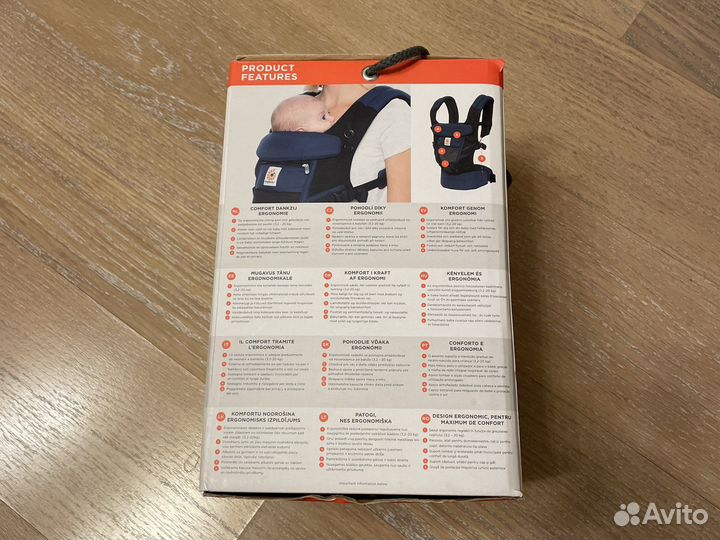 Эргорюкзак ergobaby adapt cool AIR - raven