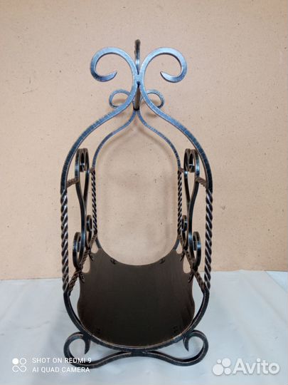 Дровница кованная патинированная бронзой