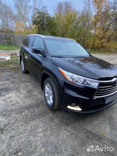 Toyota Highlander 3.5 AT, 2014, 210 000 км