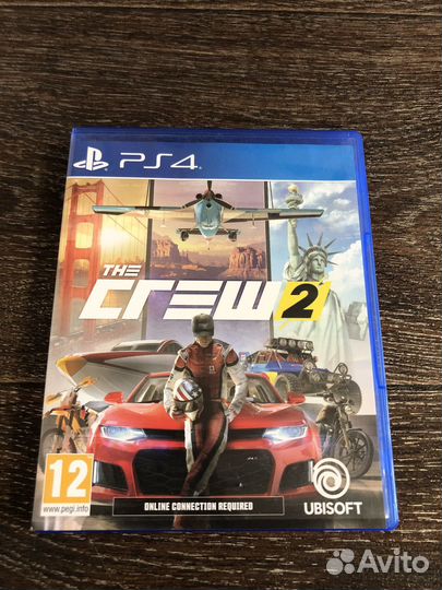 Диски на ps4 The crew 2