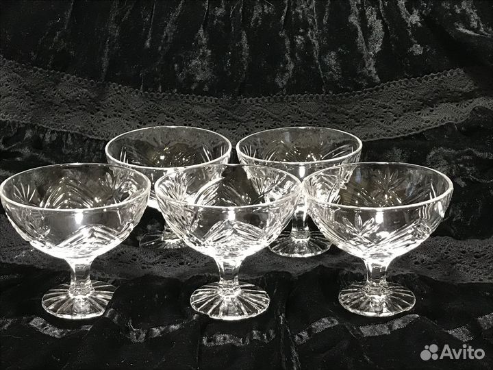 Креманки хрусталь набор СССР