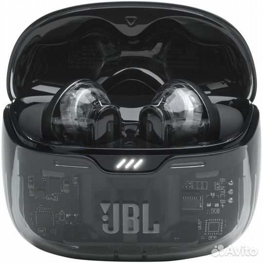 Bluetooth гарнитура JBL Tune Beam Ghost #392099