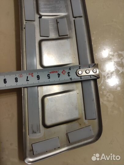 Накладка на задний бампер mitsubishi outlander 3