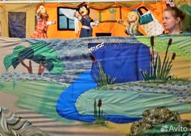 Куклы,декорации,костюмы-два кукольных спектакля