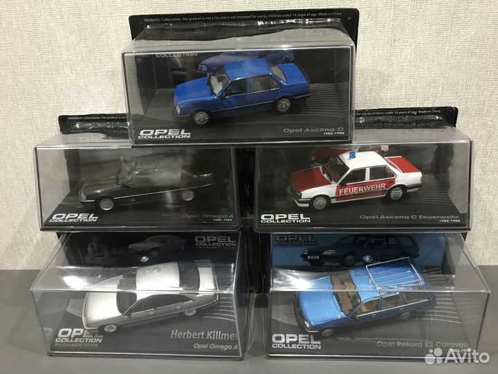 Модели авто Opel Опель масштаб 1:43