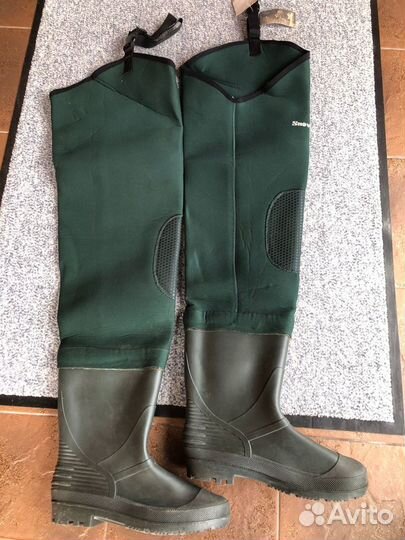 Болотные сапоги с голенищем из неопрена