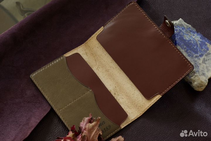 Обложка на паспорт, автодокументы. Кожа. На заказ