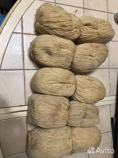 Нитки для вязания, шерсть