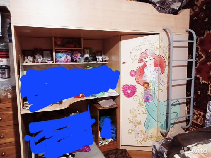 Уголок подростка чердак