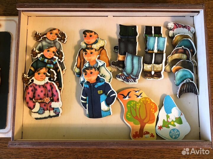 Набор магнитов для игры кукольный театр