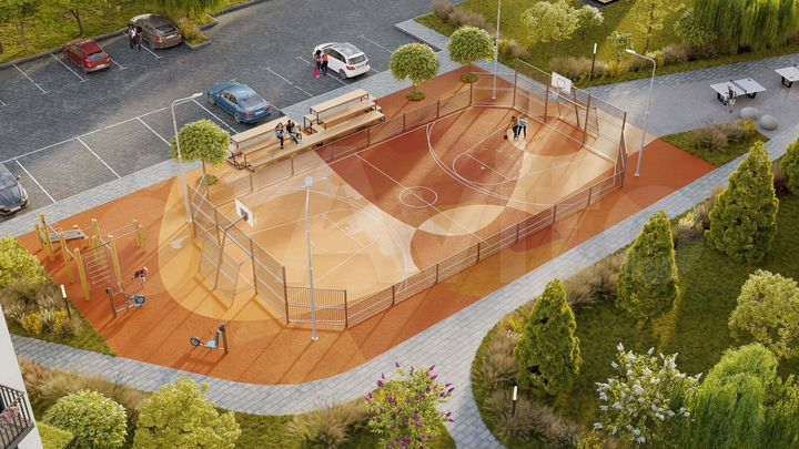 2-к. квартира, 57,2 м², 13/25 эт.