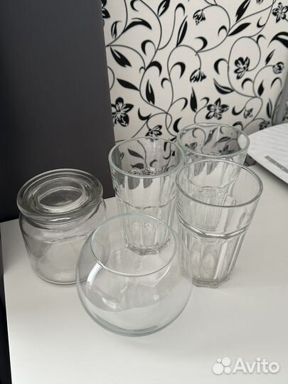 Бокалы и посуда (вместе и отдельно)