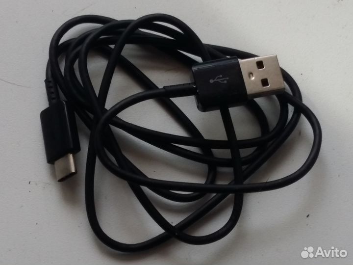 USB Кабель Type-C (чёрный и Белый) 1 метр
