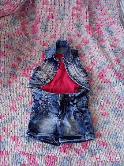 Шорты и жилетка