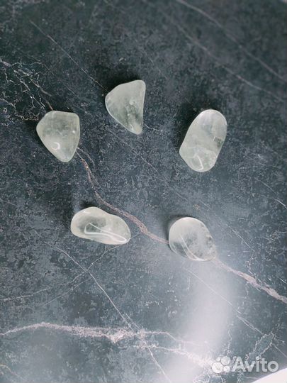 Лот горный хрусталь, галтовка