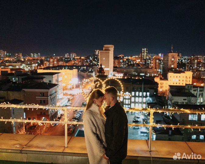 Свидание-сюрприз в куполе с видом на Хабаровск