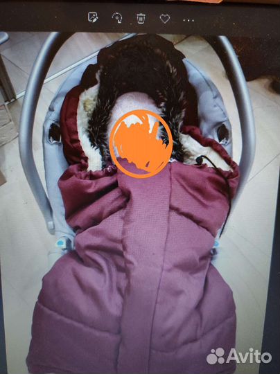 Зимний конверт в коляску