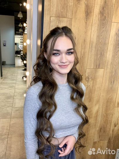 Прическа укладка