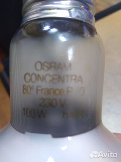 Электрлампа osram concentra 100 W
