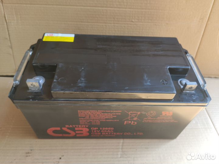 Новый Аккумулятор CSB GP12650 12v 65Ah