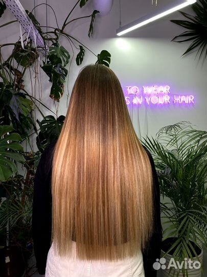 Наращивание премиум волос