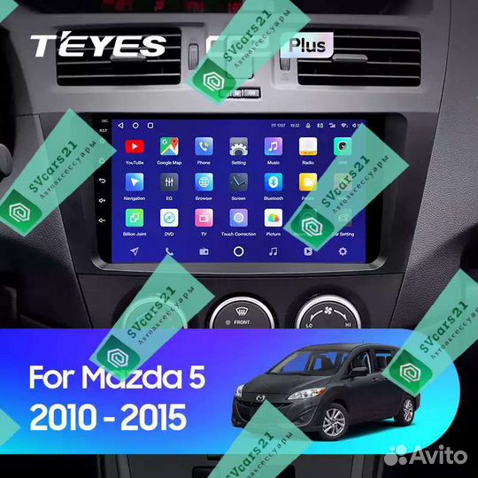 Mazda 5 2010-2015 Teyes Android магнитола