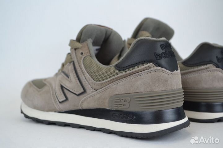 Кроссовки мужские new balance 574 замша