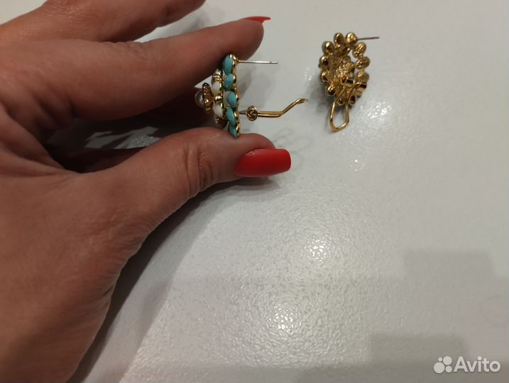 Бусы,серьги,калье