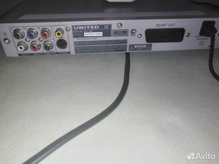 Dvd плеер united