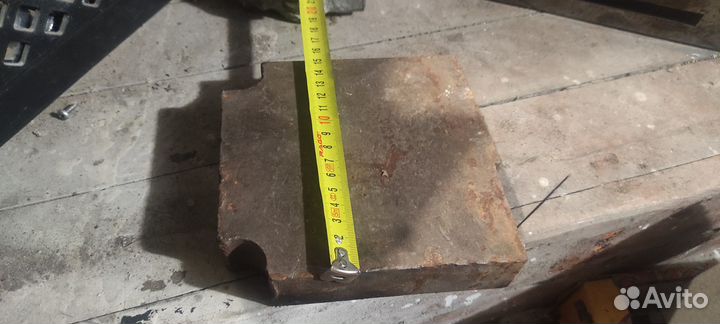 Плита стальная наковальня СССР