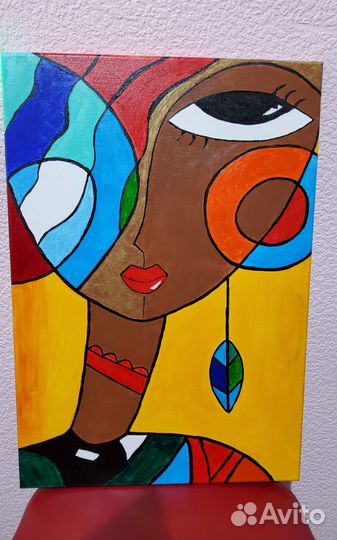 Интерьерная картина Девушки, холст, акрил