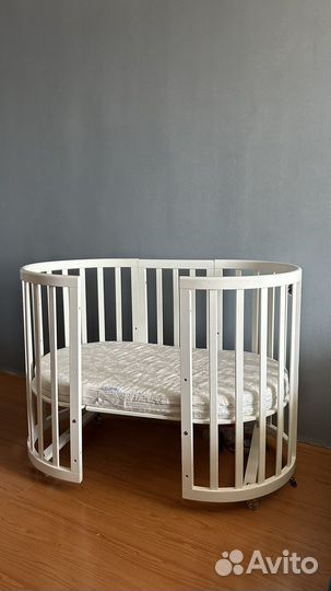 Кроватка-трансформер детская Ellipsebed