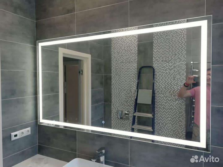 Зеркало с подсветкой на заказ