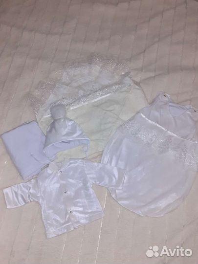 Зимний конверт на выписку