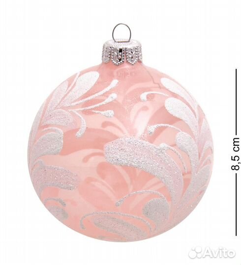 Елочное украшение Шар Искристый 85 мм A2180861